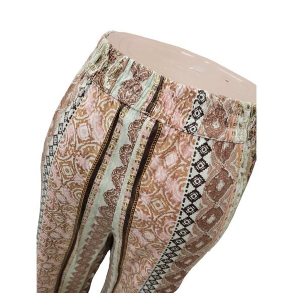 NEW Spense Women's Printed Pull On Pants Boho Beachy Pockets Size‎ Large - Picture 8 of 10